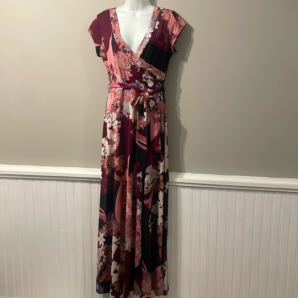 Olivia matthews floral maxi dress